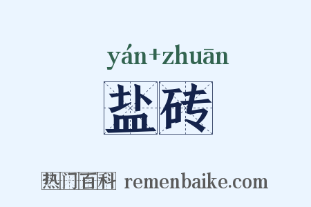 盐砖是什么意思的图片